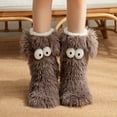 thumbnail image 1 of Women’s Soft Non-Slip Floor Socks, Fuzzy Warm Sleeping Socks - Fashion Home Lounge Socks for Winter Christmas, Cozy Indoor Foot Warmers, Easy-Care 1-Pair Pack, 1 of 4