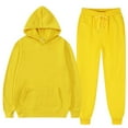 thumbnail image 1 of Women's Soft Oversized Sweatshirt Sets Long Sleeve Pullover Hoodie Comfy Loungewear Casual Sweatsuits Cozy Pajamas, 1 of 1