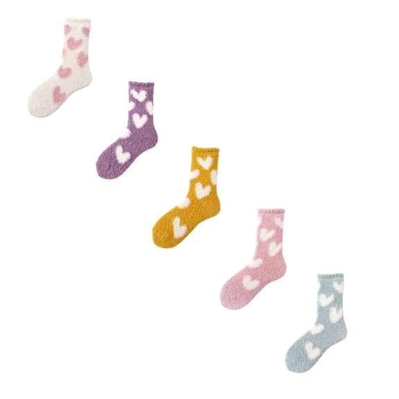 Women's Soft Plush Sleeping Socks Warm Cozy Slipper Socks for Home and Lounge
