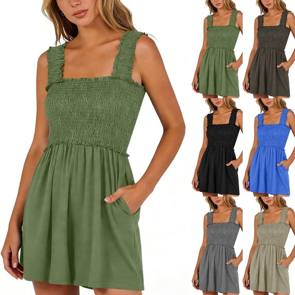 Women's Soft Polyester Blend Strapless Wide Leg Short Jumpsuit, Waist Cinching Body Shaping Backless Design, Comfortable Side Pockets Form Flattering Silhouette, for Casual Day