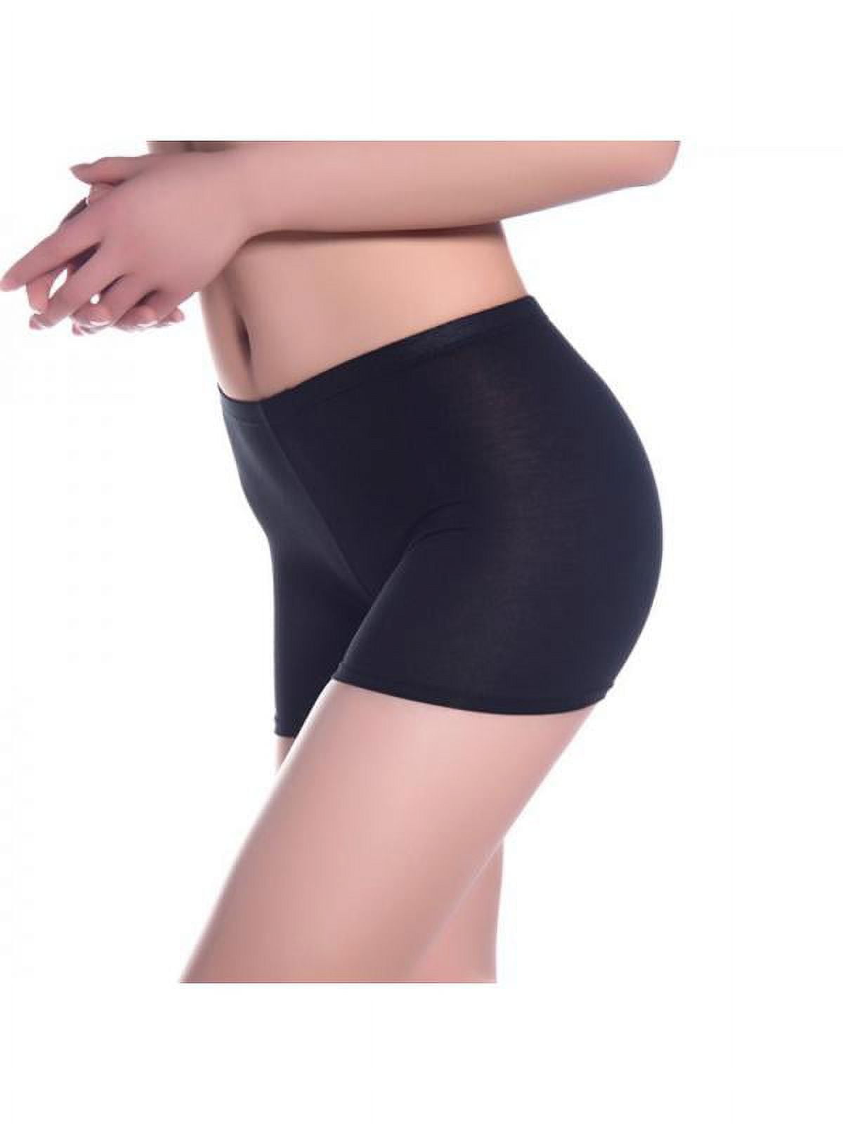 Women's Soft Seamless Safety Panties Mid Waist Breathable Short Leggings  Boxers