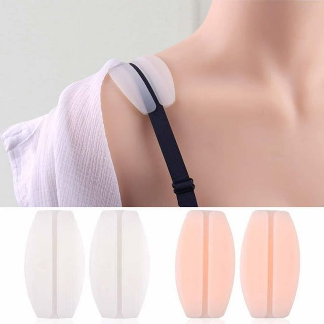 Women's Soft Silicone Bra Strap Cushions Holder NonSlip Shoulder
