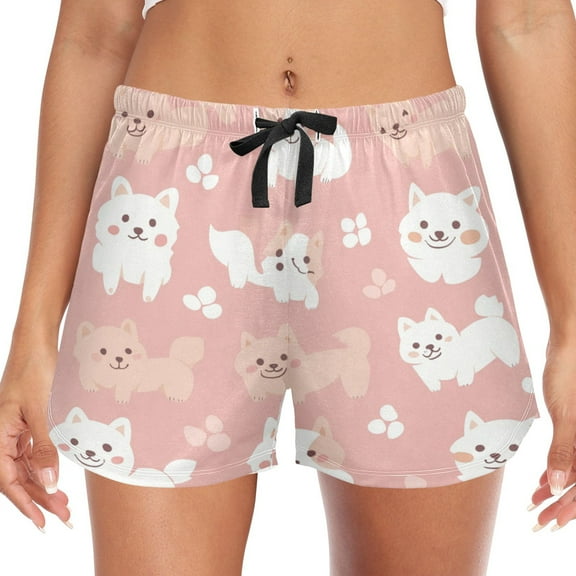 Women's Soft Sleep Shorts Relaxed Fit Lounge Pajama Bottoms Shorts for Women Pajama for Home and Comfort Cats