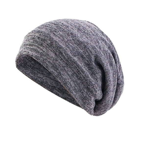 Women's Soft Slouchy Beanie, Lightweight Hat – Summer Breathable Thin Cap, Faux Sleep-Style & Chemo-Friendly,Grey,One Size,Dailypoc