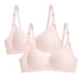 thumbnail image 1 of Women's Soft Solid Wirefree Bras 2-Pack, 1 of 5