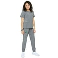 thumbnail image 1 of Women's Soft Stretch Silver Zipper Jogger Uniform - Style ST400-JR, 1 of 6