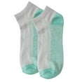 thumbnail image 1 of Women's Soft & Stretchy Sizes 9 to 11 - Fit Ankle Socks: Green-1 pair, 1 of 5