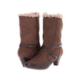 thumbnail image 1 of Women's Soft Style® Zilya (6 M in Dark Brown Faux Suede), 1 of 2
