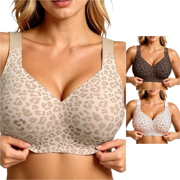 Women's Soft Support Full Coverage Wireless Bra Seamless Thin Comfortable