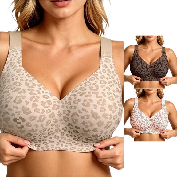 Women's Soft Support Full Coverage Wireless Bra Seamless Thin Comfortable