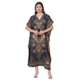 thumbnail image 1 of Women’s Soft Viscose Kaftan Dress, Breathable Loose Fit Beachwear Casual Home & Resort Wear, 1 of 8