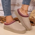 thumbnail image 1 of Women's Soft Warm Cotton Slippers - Indoor & Outdoor Use - Rubber Sole for Comfort and Durability, 1 of 10