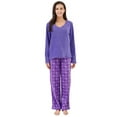 thumbnail image 1 of Women's Soft and Warm Lightweight Pajama Sleepwear Set with Pants RHW2862, 1 of 7