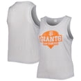 thumbnail image 1 of Women's Soft as a Grape Gray San Francisco Giants Plus Size High Neck Tri-Blend Tank Top, 1 of 3