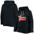 thumbnail image 1 of Women's Soft as a Grape Navy Detroit Tigers Plus Size Side Split Pullover Hoodie, 1 of 4