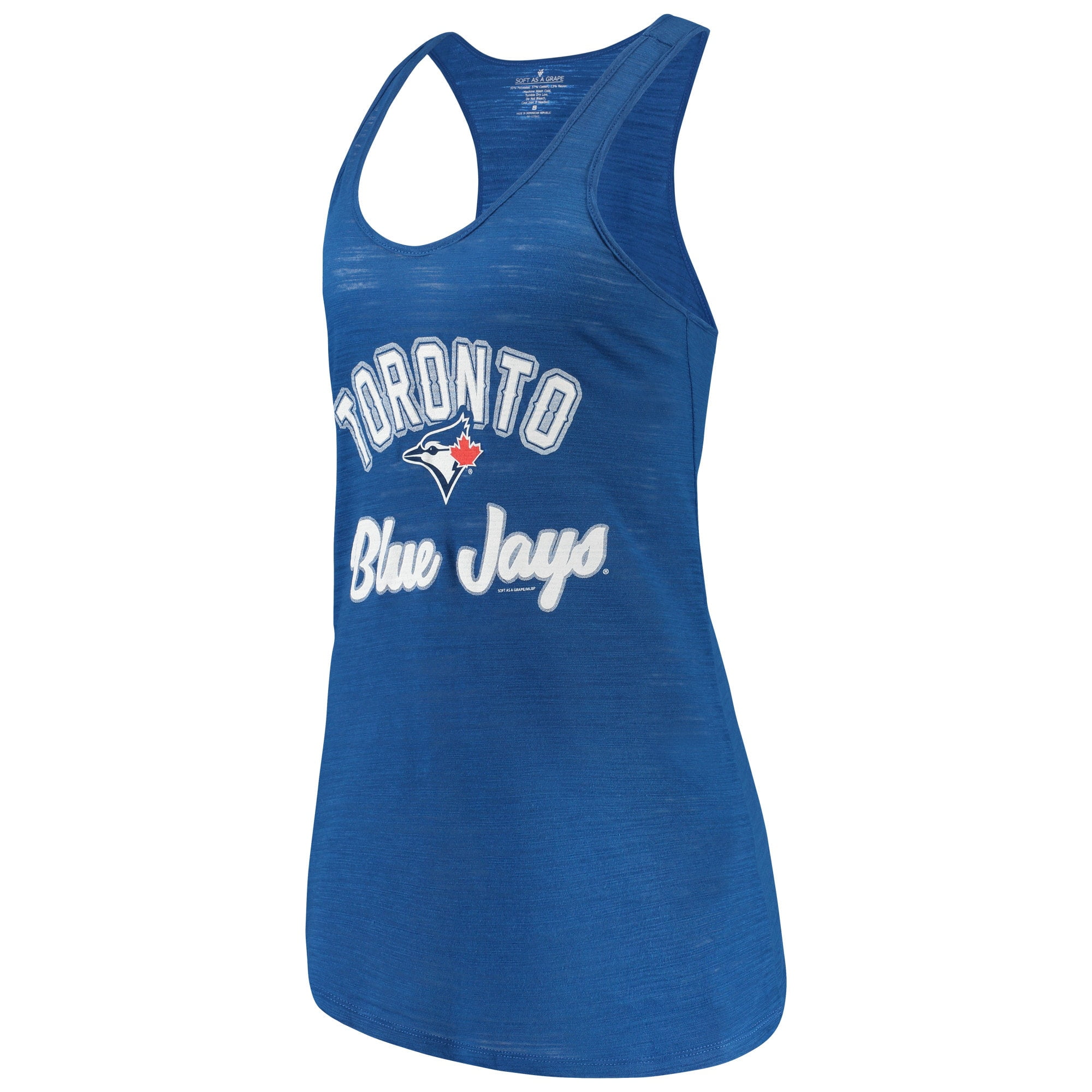 Women's Soft as a Grape Royal Toronto Blue Jays Multicount Racerback Tank  Top 