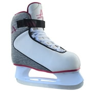 Womens Softboot Ice Skates, Hockey, Foam Padding, Stainless Steel Blade