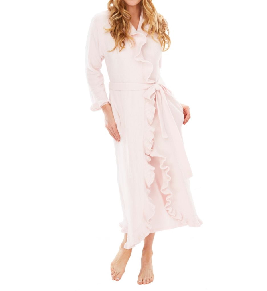Cosies Pink Ruffle Robe Women's Softies by Paddi Murphy 5700 Ruffle Robe (Pink XL) - Walmart.com