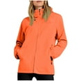 thumbnail image 1 of Women's Softshell Hooded Jacket Lightweight Waterproof Long Sleeve Tactical Jacket Wear To Hiking Outdoor for Fall, 1 of 7