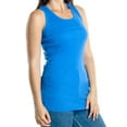 thumbnail image 1 of Women's Softstyle Colorful Cotton Racerback Tank Top (Medium), 1 of 11