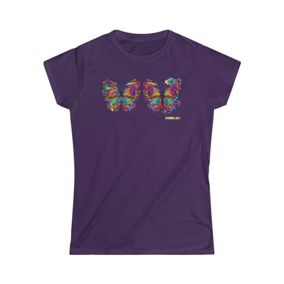 Women's Softstyle Tee - Two Butterflies 001