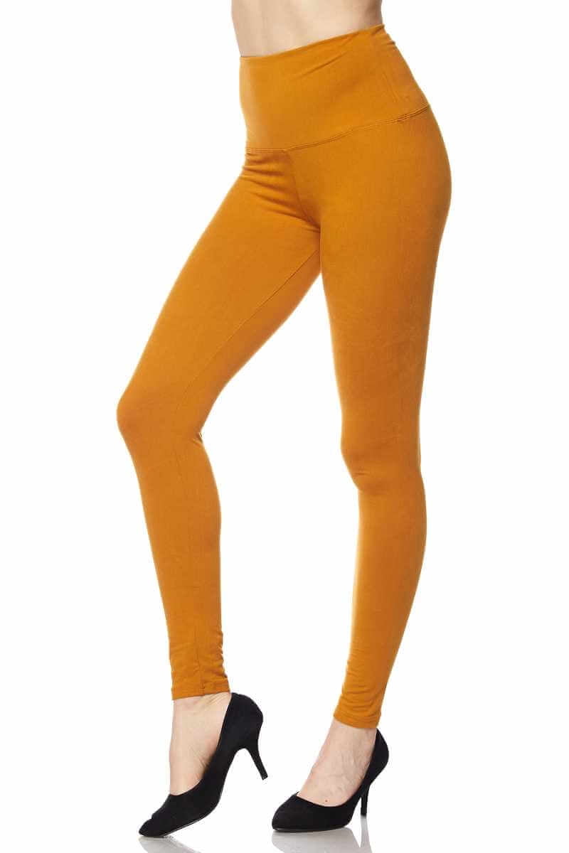 Buy Womens Yellow Plain Legging Online in India - Monte Carlo