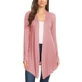 thumbnail image 1 of Women's Solid Casual Basic Comfy Loose Fit Long Sleeve Open Front cardigan, 1 of 4