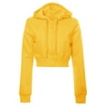 thumbnail image 1 of Women's Solid Casual Basic Long Sleeve Zip Up Crop Hoodie Jacket for Everyday Wear and Comfortable Style, 1 of 3