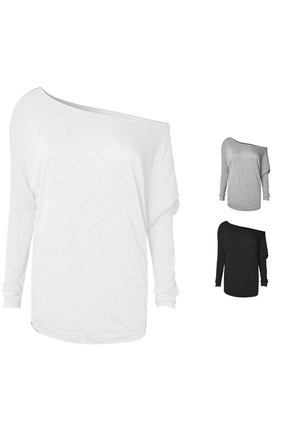 Women's Solid Casual Bat Sleeve T Shirt Top Blank Athletic Shirts Casual Short Sleeve Tops Women Trashier Shirts Long Sleeve Layering T Shirt for Women Fashion V Neck Tee Graphic Women Loose
