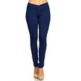 thumbnail image 1 of Women's Solid Casual Comfy Basic Soft Elastic Waistband Low Rise fit Jegging Pants, 1 of 5