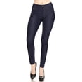 thumbnail image 1 of Women's Solid Casual Lightweight Stretchy Comfort Pocket Jean Jegging Pants S-3XL, 1 of 4