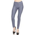 thumbnail image 1 of Women's Solid Casual Lightweight Stretchy Comfort Pocket Jean Jegging Pants S-3XL, 1 of 4