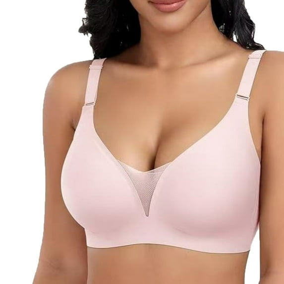 Women's Solid Color Backless Sexy Seamless Push-Up Beautiful Back Underwear Everyday Bras