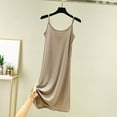 thumbnail image 1 of Women's Solid Color With A Base Plus Size Petticoat Slim Loose Nightdress (short) Neck Sleeve Sleeveless Nightgowns for Women Sent Night Shirt Nightgown 2x Womens Sleep Shirt T Shirt Nightgowns Women, 1 of 3