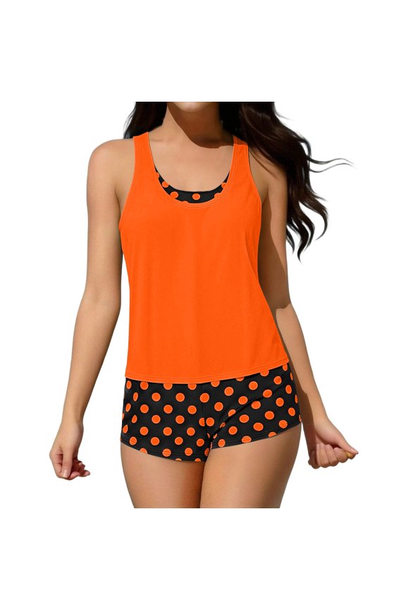 Women's Solid Color Bikini Jumpsuit Set with High Waisted Ruched Bottoms for Beach and Pool