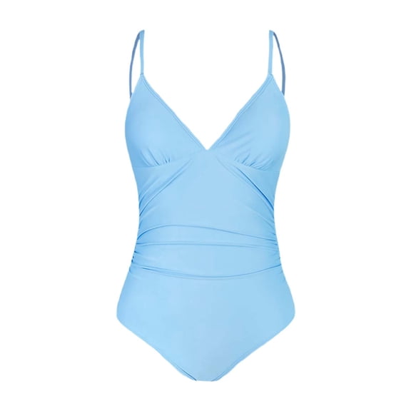 Women's Solid Color Bikini Swimsuit With Adjustable Straps And Open Back Design Stylish Beach Swimwear For Summer,Size:XXL