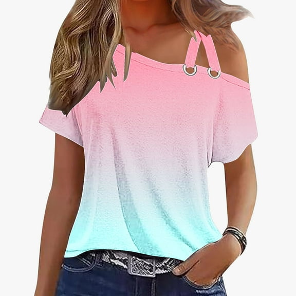 Women's Solid Color Camisole Sleeveless T-shirt Loose Tank Top Plus Size Off The Shoulder Shirts & Tops Casual Summer Tops For Ladies Dressy Shirts