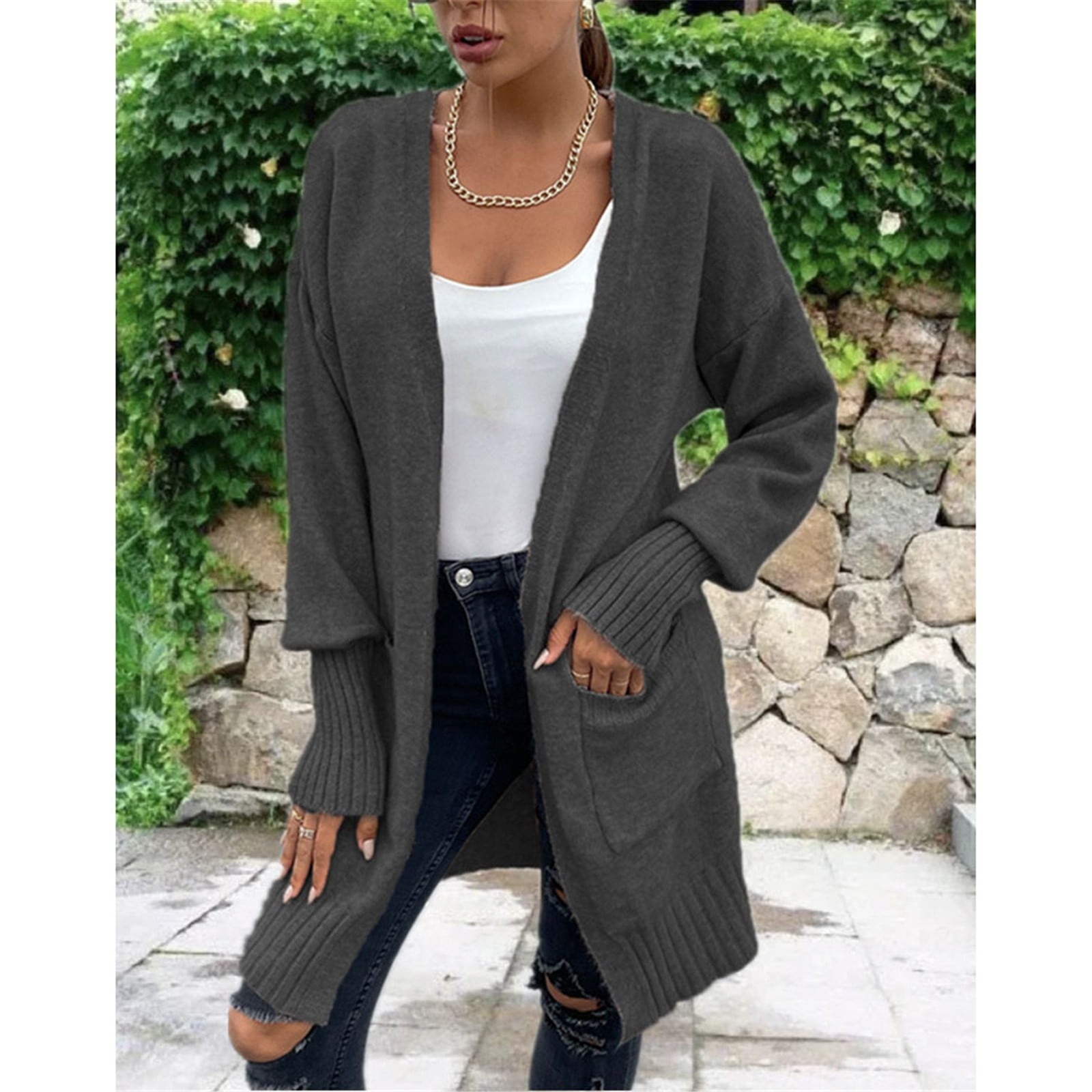 Cardigan loose discount