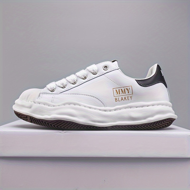 Women s Solid Color Casual Sneakers Letter Print Lace Up Platform Soft Sole Shell Toe Shoes Low top Versatile White Trainers Walmart