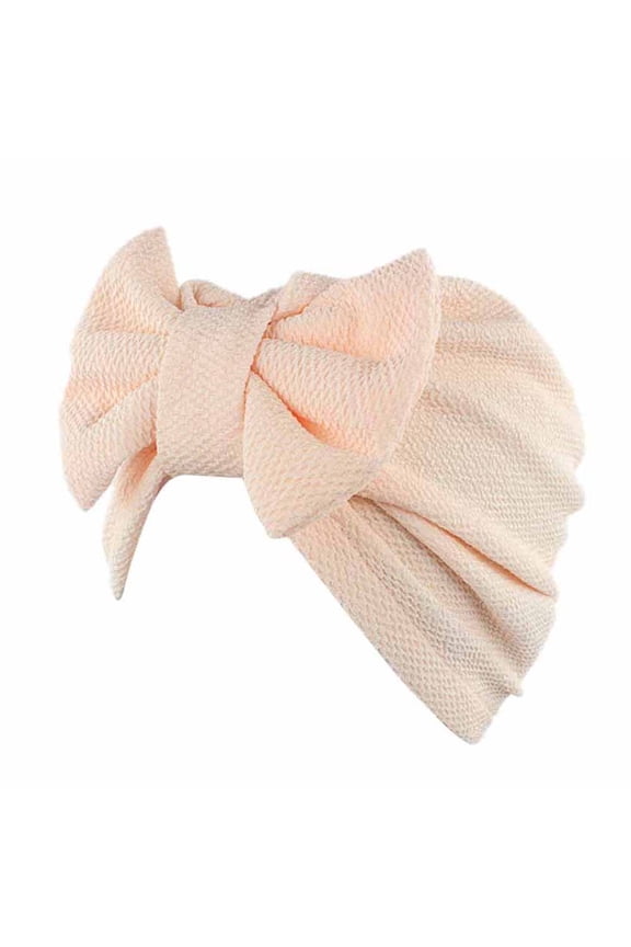 Women's Solid Color Chemo Beanie, Stretch Turban Headscarf for Medical Hair Loss and Daily Head Covering, Soft and Breathable Cap for Indoor Lounging and Modest Fashion Beige