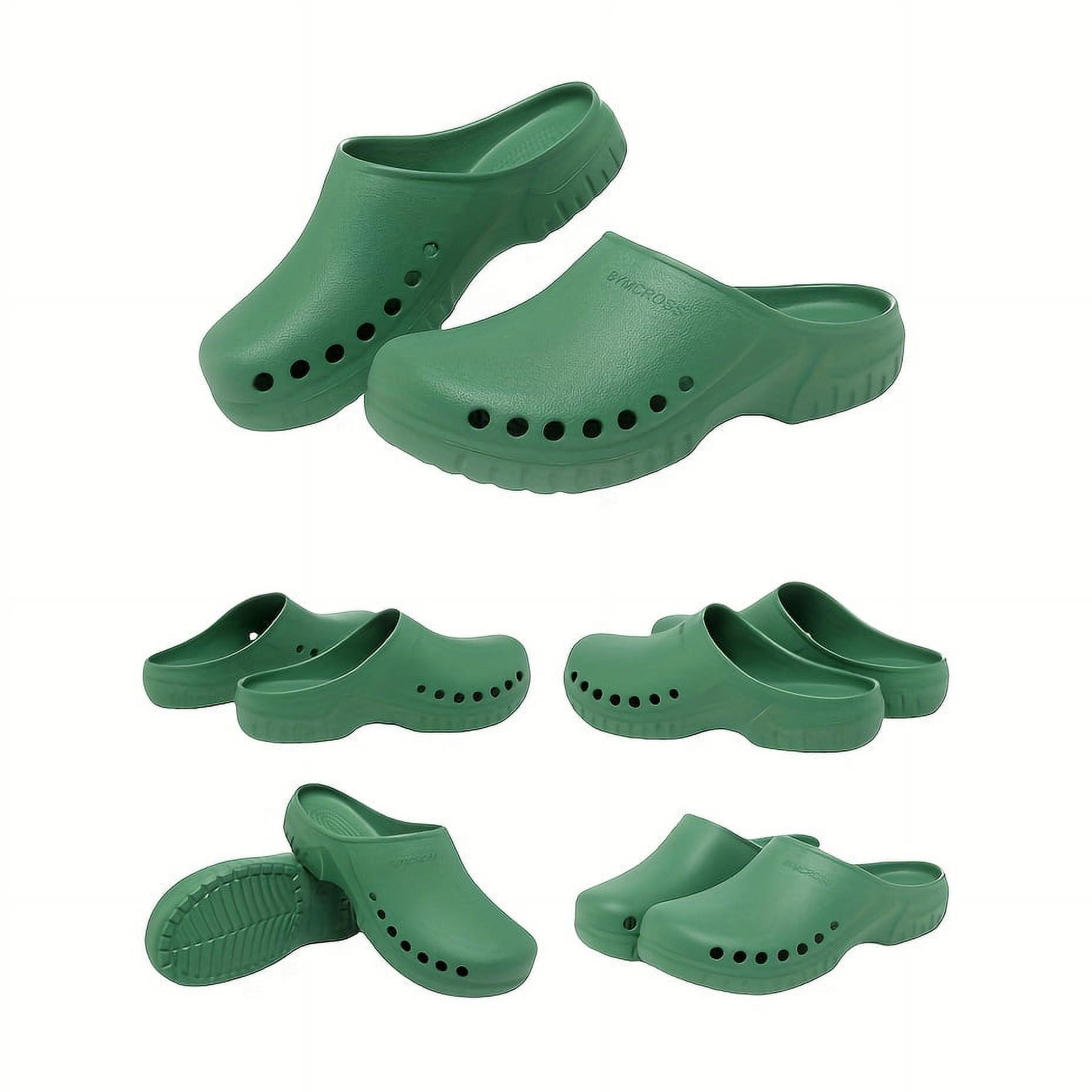 Women s Solid Color Clogs Back Zipper Versatile Non slip Daily Shoes Soft Sole Platform Out Shoes Walmart