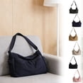 thumbnail image 1 of Women's Solid Color Crossbody Bag Commute Shoulder Bag Multi-Pocket Lightweight Large Capacity Nylon Crossbody Tote Water-Resistant with Zippered Compartments Adjustable Strap Organizer Purse, 1 of 7