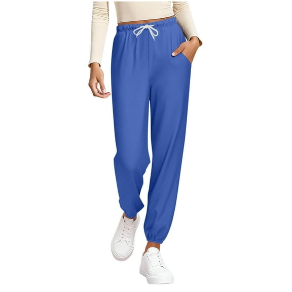Women's Solid Color Cuffed Hem Home Pajama Pants With Pockets Strap 2025 Soft Comfortable Loose Sleepwear Casual Loungewear Fall Winter Warm Long Bottoms