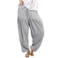 thumbnail image 1 of Women's Solid Color Daily Commuting Fashion Casual Radish Pants, 1 of 4