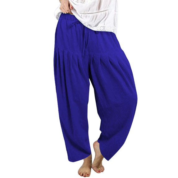 Women's Solid Color Daily Commuting Fashion Casual Radish Pants