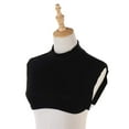 thumbnail image 1 of Women's Solid Color Fashion False Of Clothes Comfortable Layering Accessory For All Season Versatile Déc Dickey Undershirts Women Colla Shirt Junior Detached Half Shirt Bib Top Turtle Neck Half Top, 1 of 2