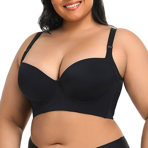 Women's Solid Color Gathering Collar Body Seamless Cup Tank Top Large Size Shaping Back Long Size Sports Bra Underwear Button Shaping Lace Garter Belt with Stockings Set Lace Garter Lingerie Set with
