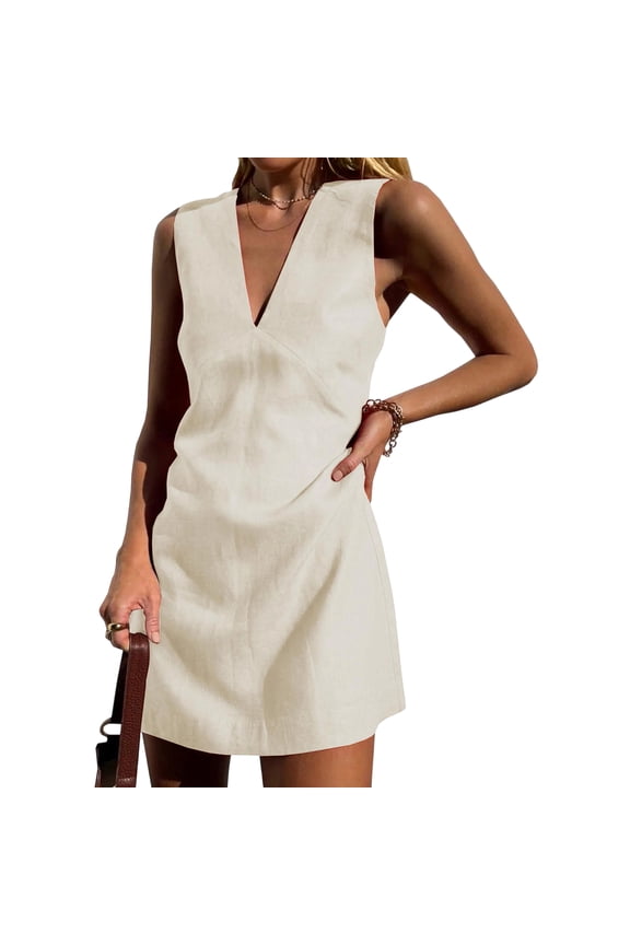 Women's Solid Color Gold Velvet Round Neck Long Sleeve Dress, Holiday Party Dress for Christmas, NYE, Winter Events, Luxurious Fabric,White S