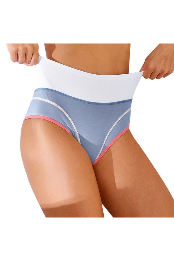 Women's Solid Color High Waist Sexy Triangle Underwear Plus Size Vintage America Shorts for Women Pretty Womens Panties Remote Control Panties Panties plus Size Glow in The Dark Lingerie Panties