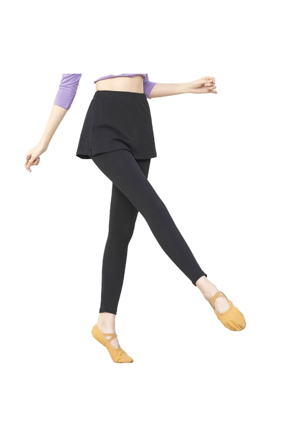 Women’s Solid Color High Waist Yoga Pants for Workout Ballet Dance and Gym Stretchy Soft Comfortable Leggings 9 Point